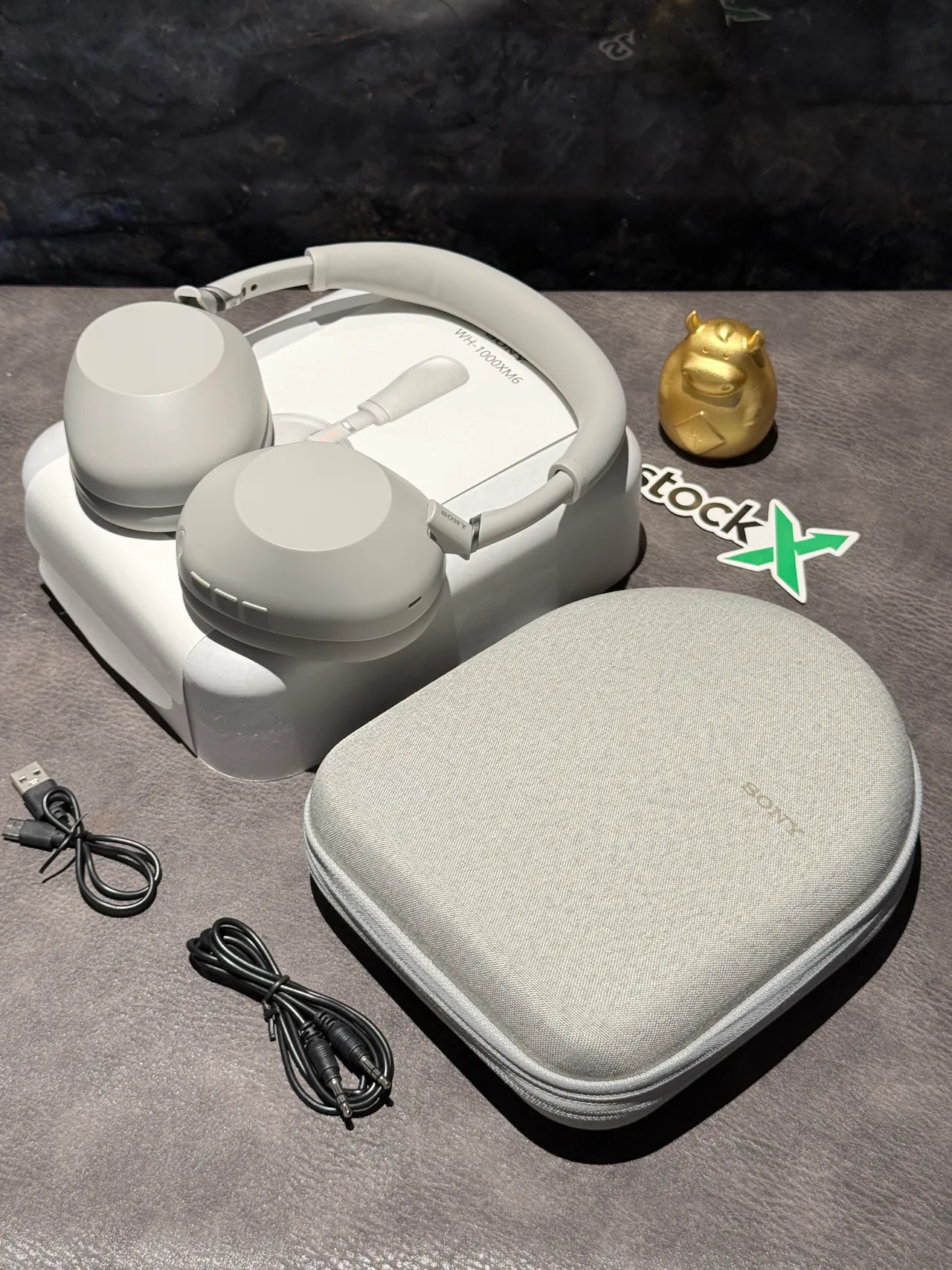 Sony WH-1000XM6 হালকা ধূসর ওভার-ইয়ার হেডফোন 6