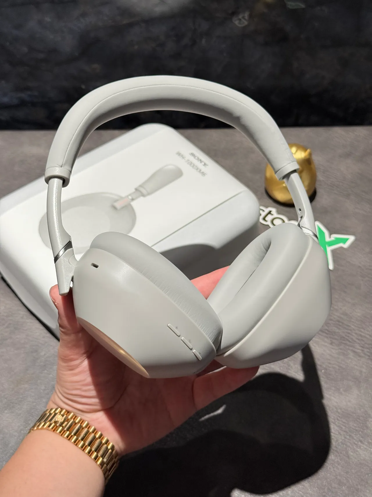Sony WH-1000XM6 হালকা ধূসর ওভার-ইয়ার হেডফোন 11