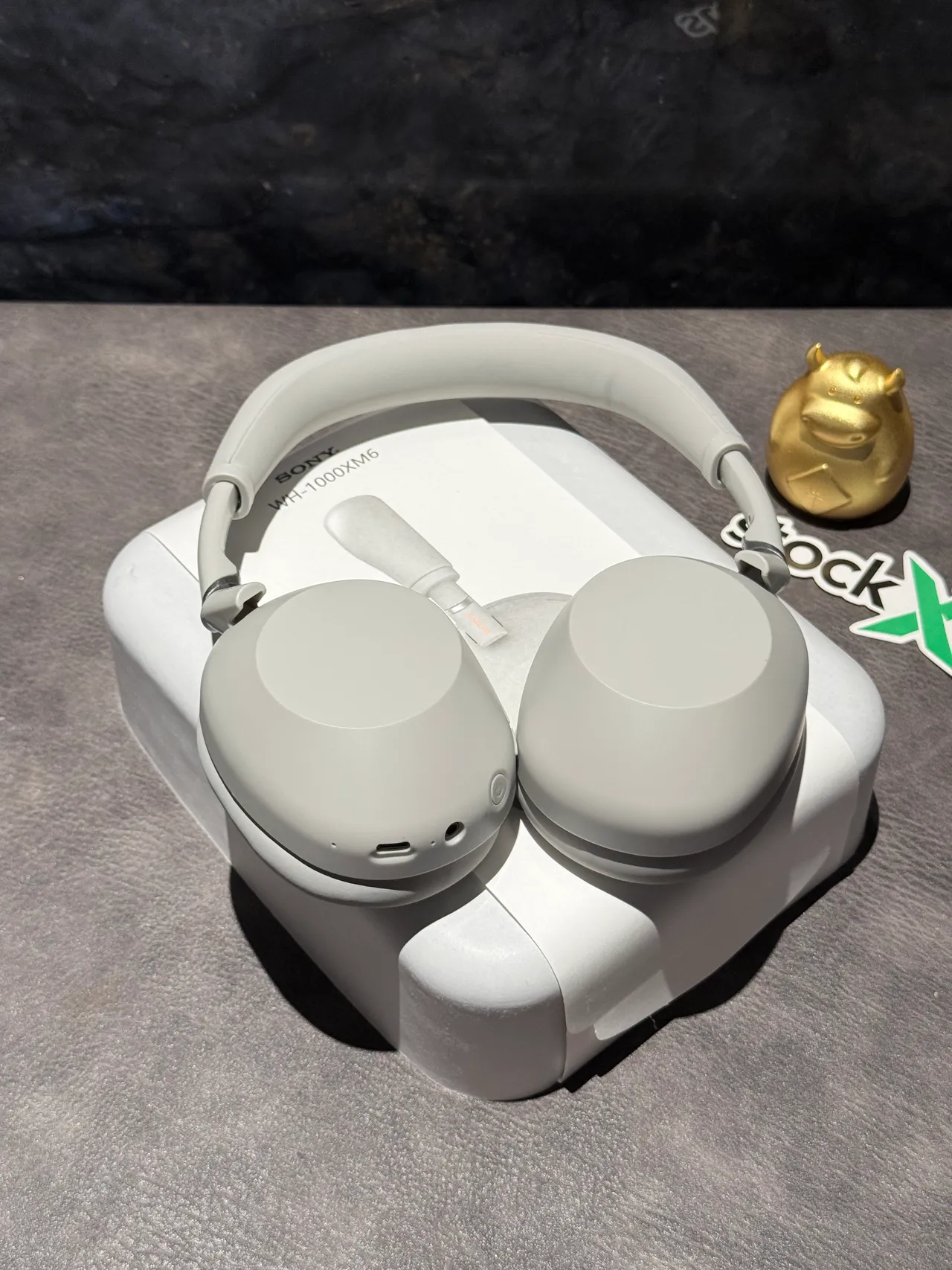 Sony WH-1000XM6 হালকা ধূসর ওভার-ইয়ার হেডফোন 14