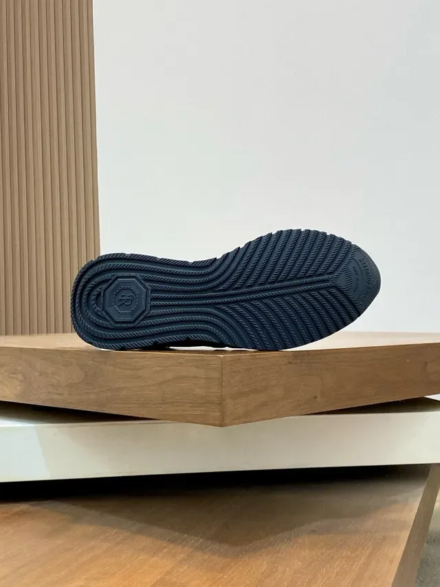 Stefano Ricci Noir et Or Slip-On Knit Sneaker avec semelle rib sculptée sneakers lifestyle 8
