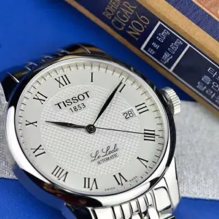 Tissot Le Locle Automatic Silver-Tone Stainless Steel White Dial Mechanical Watch