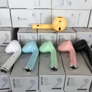 White Black Oversized Single-Ear Speaker Earbud-Shaped Earphones