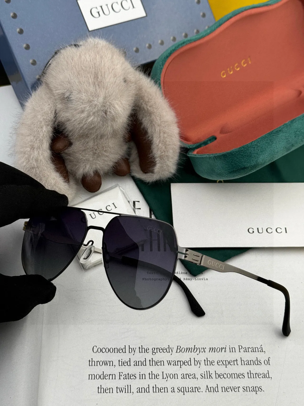 Gentle Monster نظارات شمسية أفياتور زاوية أزرق مرآوية 2