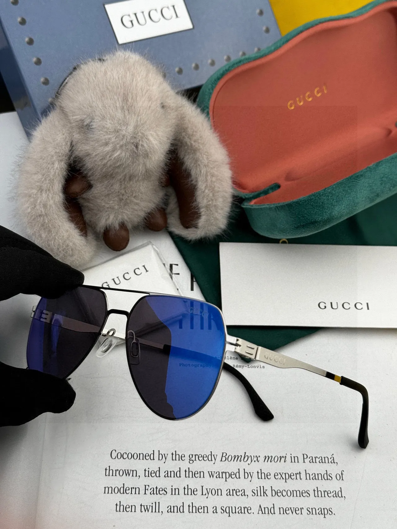 Gentle Monster نظارات شمسية أفياتور زاوية أزرق مرآوية 3