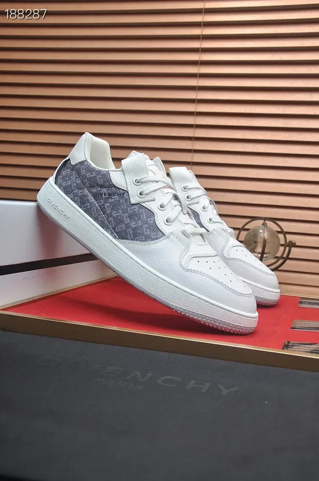 Givenchy City Sport White and Gray Monogram Lifestyle Sneakers 7