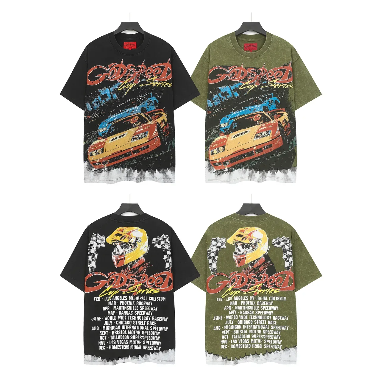 Godspeed Cup Series Racing Graphic Oversized T-Shirt 2