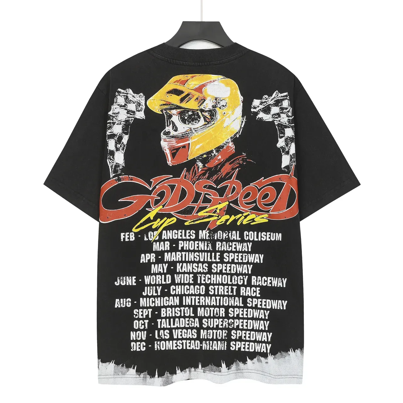 Godspeed Cup Series Racing Graphic Oversized T-Shirt 4