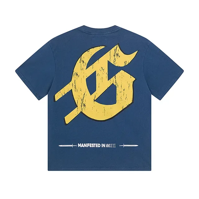 Camiseta Godspeed con estampado gráfico desgastado de la Estatua de la Libertad 4