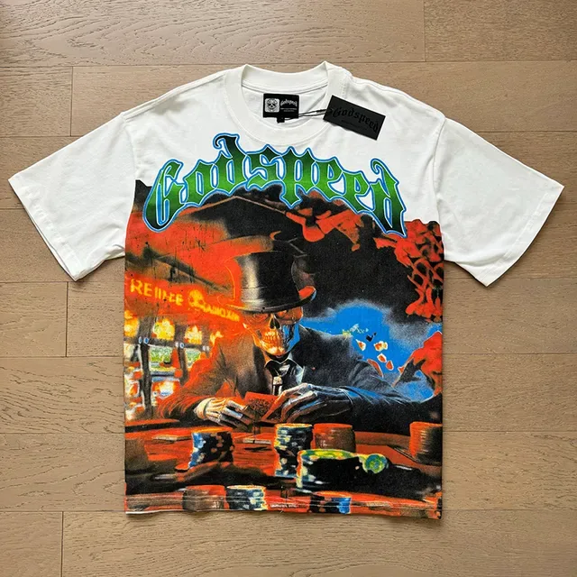 Godspeed Graphic Print Double-Sided T-Shirt 6
