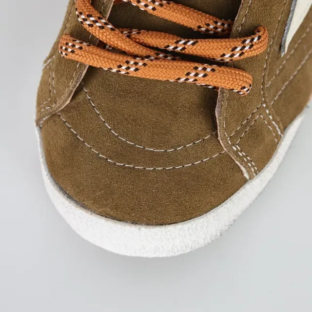 Golden Goose Superstar Zapatillas Lifestyle Ante Oliva Marrón 5