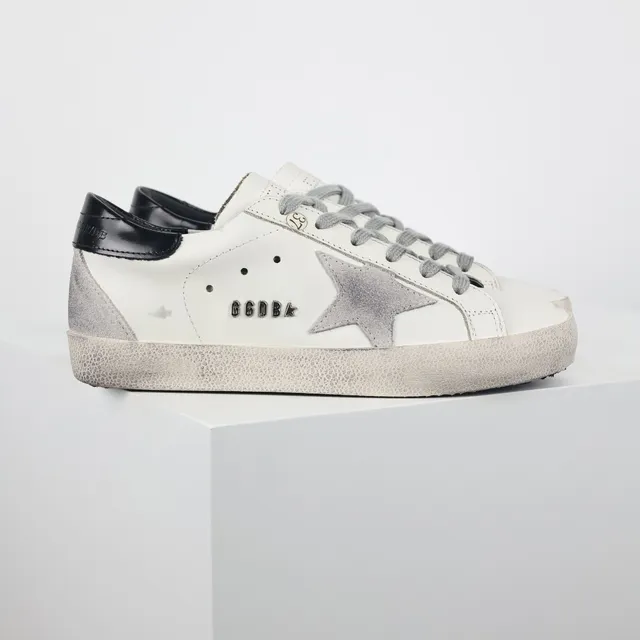 Golden Goose Superstar সাদা খসখসে চামড়া লাইফস্টাইল স্নিকার 3