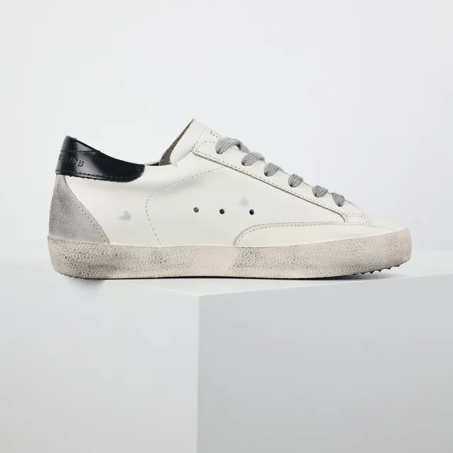 Golden Goose Superstar সাদা খসখসে চামড়া লাইফস্টাইল স্নিকার 7