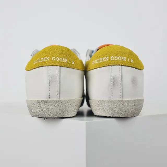 Golden Goose Superstar Sneakers Lifestyle Blanches Violettes Étoile Glitter 8