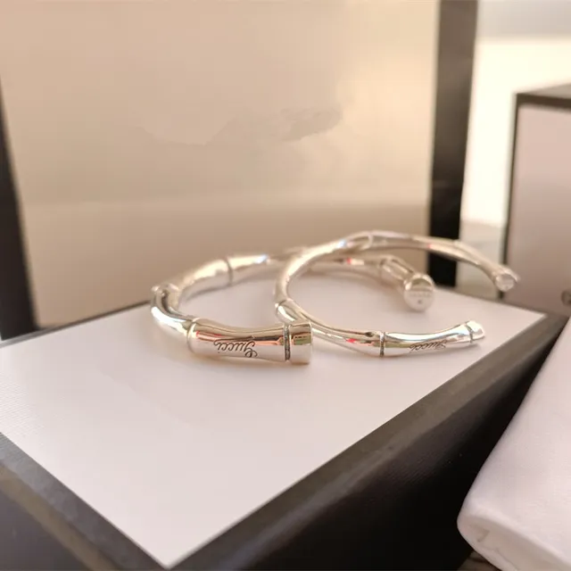 Gucci Bracelet Motif Bambou Argent Poli 2