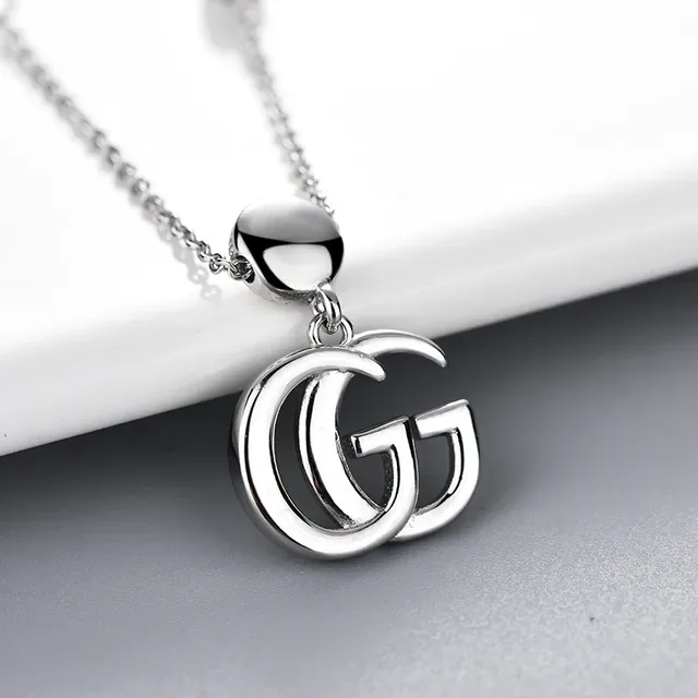 Gucci GG Marmont Collier Chaîne Cabochon Rose 6