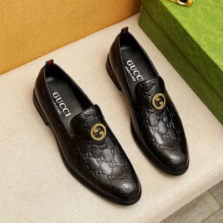 Gucci Horsebit 1955 কালো এমবসড জিজি লুফার