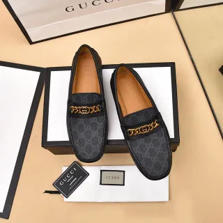 Gucci Horsebit 1955 Black GG Monogram লোফার