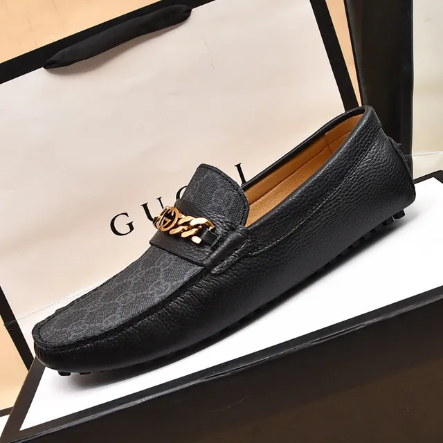 Gucci Horsebit 1955 Black GG Monogram লোফার 6