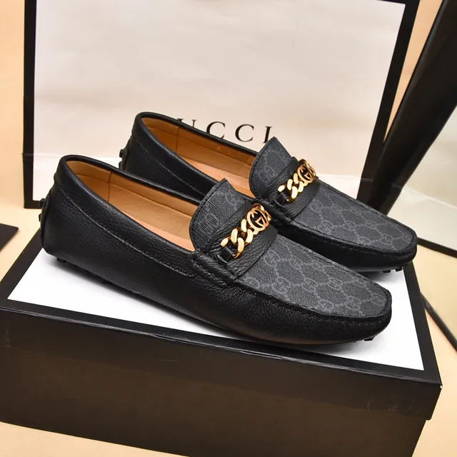 Gucci Horsebit 1955 Black GG Monogram লোফার 8
