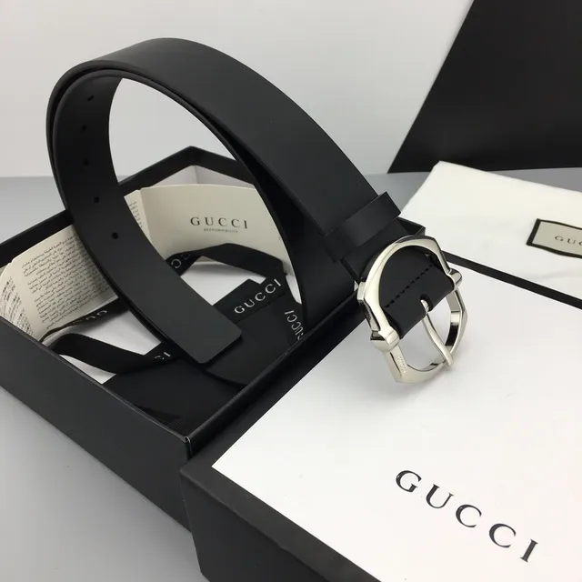 Gucci Horsebit 1955 Cinturón de Cuero Negro 4
