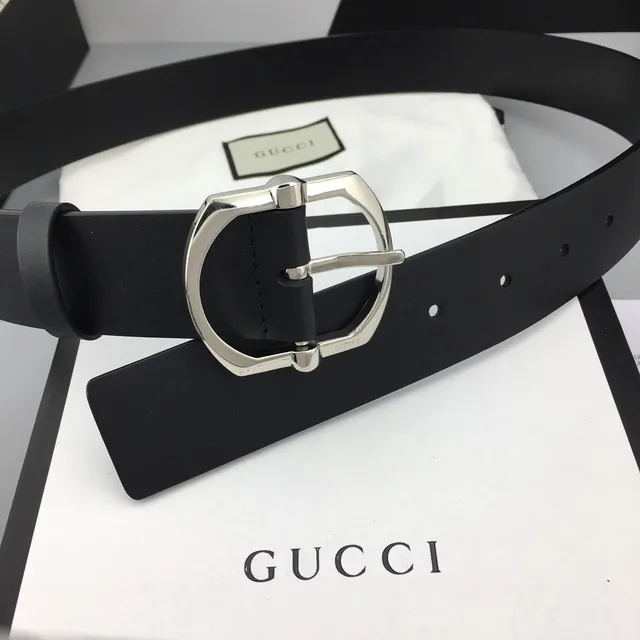 Gucci Horsebit 1955 Cinturón de Cuero Negro 5