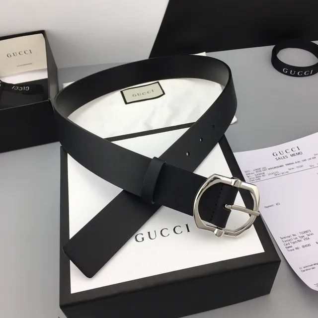 Gucci Horsebit 1955 Cinturón de Cuero Negro 6