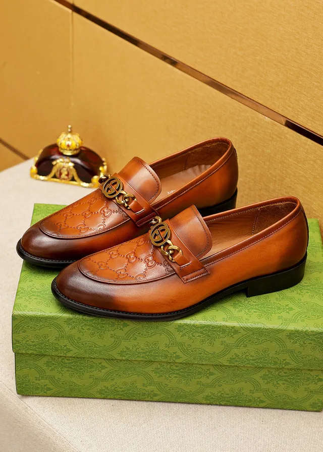 Gucci Horsebit 1955 Marrom Dourado Relevo GG Monograma Fivela Mocassim 7