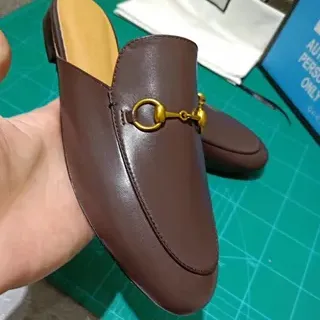 Gucci Horsebit 1955 棕色皮革 Horsebit 乐福鞋