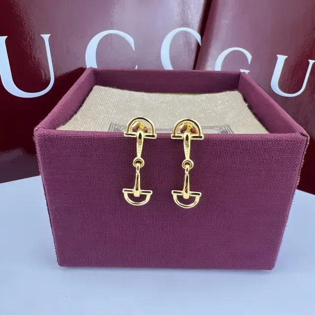 Gucci Horsebit 1955 Brincos metal polido com motivo prata 3