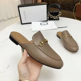 Gucci Horsebit 1955 驼色皮革乐福鞋