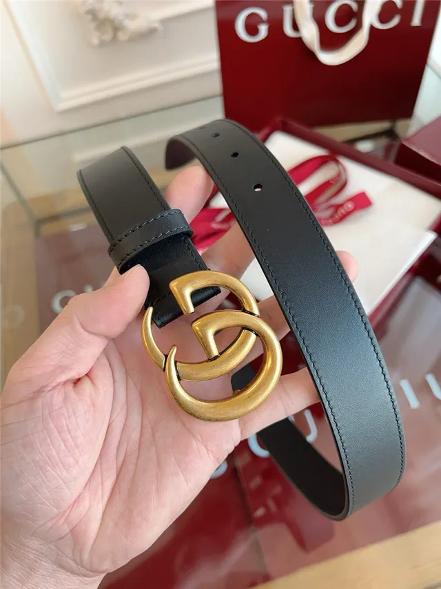 Gucci Ophidia काला सोना Interlocking G बकल चिकनी लेदर बेल्ट 3