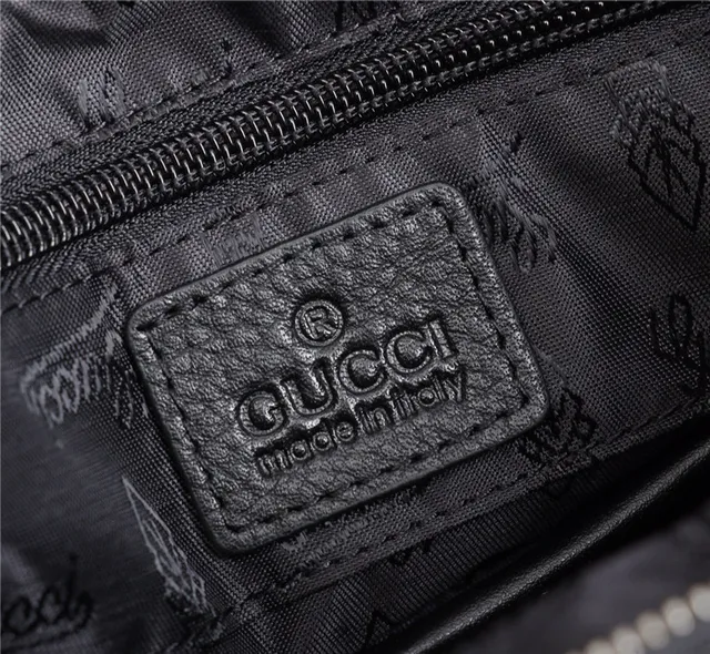Gucci Ophidia কালো পেবল্ড লেদার ক্রসবডি ব্যাগ 2