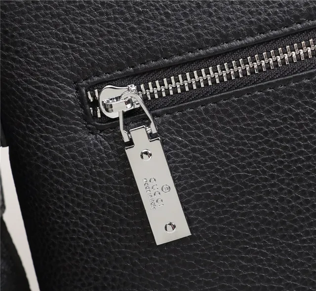 Gucci Ophidia কালো পেবল্ড লেদার ক্রসবডি ব্যাগ 4