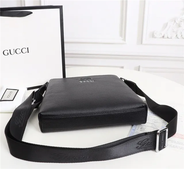 Gucci Ophidia কালো পেবল্ড লেদার ক্রসবডি ব্যাগ 6