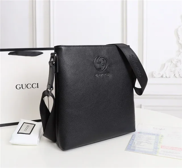 Gucci Ophidia কালো পেবল্ড লেদার ক্রসবডি ব্যাগ 8