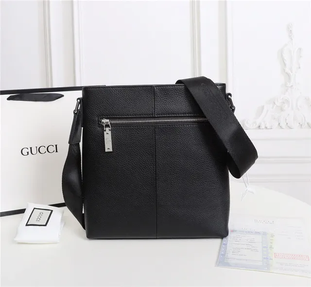 Gucci Ophidia কালো পেবল্ড লেদার ক্রসবডি ব্যাগ 9