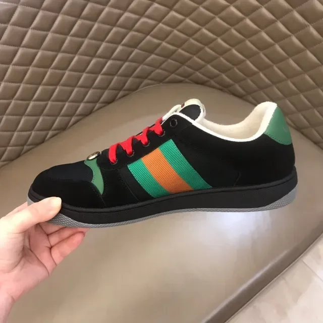 Gucci Rhyton Noir Rouge Vert Web Lifestyle Sneakers 3