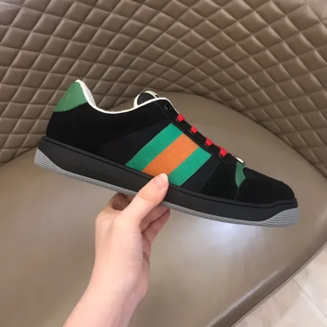 Gucci Rhyton Noir Rouge Vert Web Lifestyle Sneakers 5