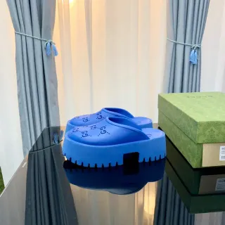Gucci Screener Zapatillas de plataforma azul