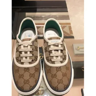 Gucci Screener GG Monogram Zapatillas Lifestyle Beige de Lona