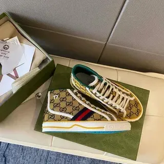 Gucci Screener GG Monogram Web Stripe zapatillas lifestyle