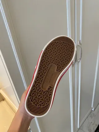 Gucci Screener أزرق بحري GG Monogram Velcro Strap Lifestyle Sneakers 2