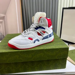Gucci Screener 白红蓝生活方式运动鞋