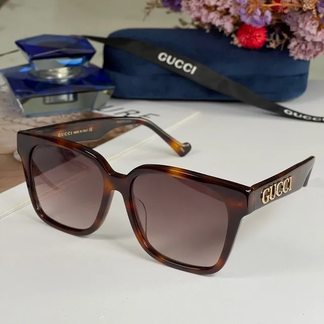 Gucci Square Oversized White Sunglasses 7