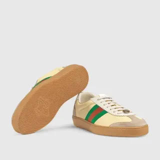Gucci Tennis 1977 Beige Green Red Web zapatillas lifestyle