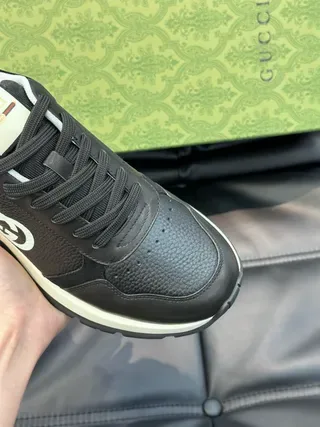 Gucci Tennis 1977 Sneakers Lifestyle Preto e Branco 7
