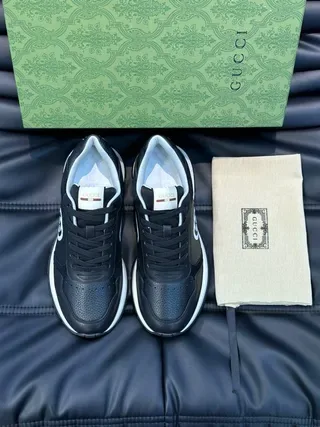 Gucci Tennis 1977 Sneakers Lifestyle Preto e Branco 8