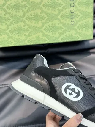 Gucci Tennis 1977 Sneakers Lifestyle Preto e Branco 9