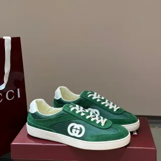 Gucci Tennis 1977 أخضر سويد و شبكة سنيكرز لايف ستايل