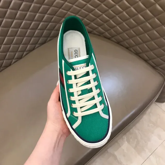 Gucci Tennis 1977 Zapatillas Lifestyle Rayas Web Verde 2